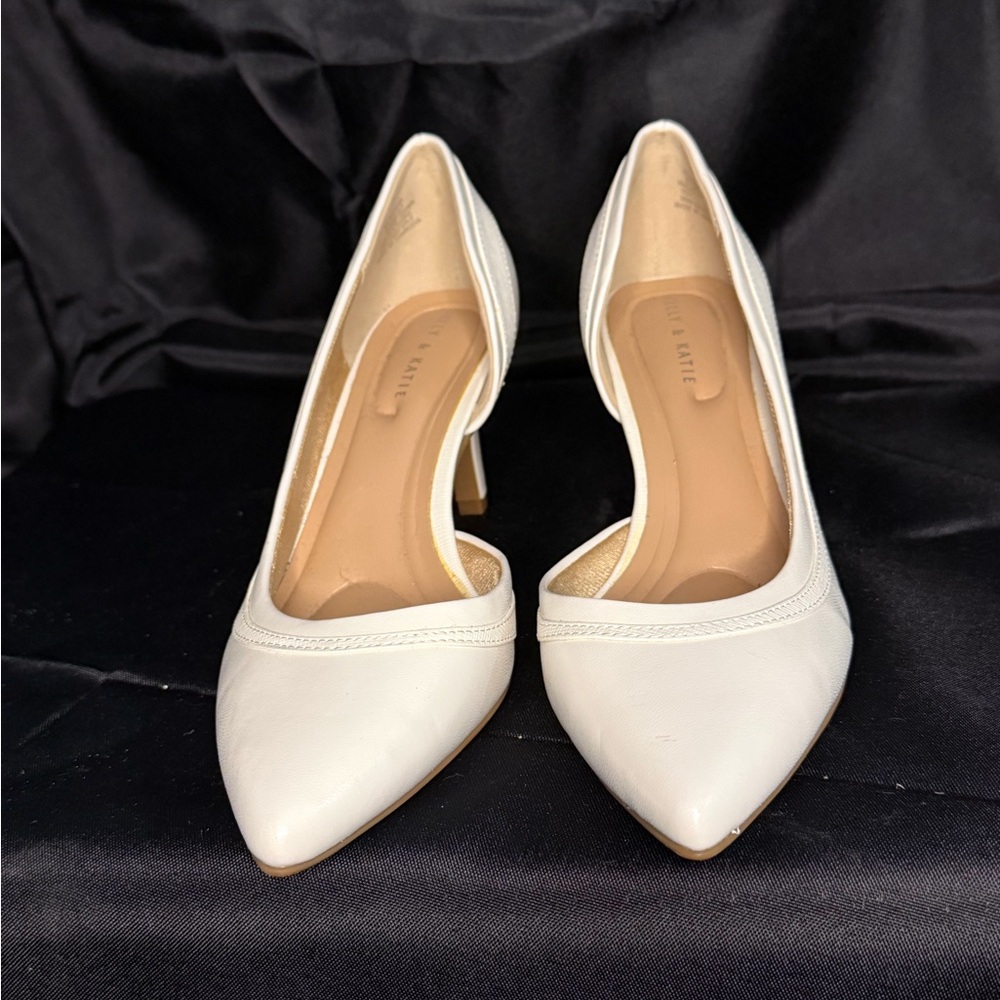 Elegant White Heels
